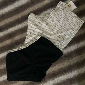 Calvin Klein sleeping short set 🤍
